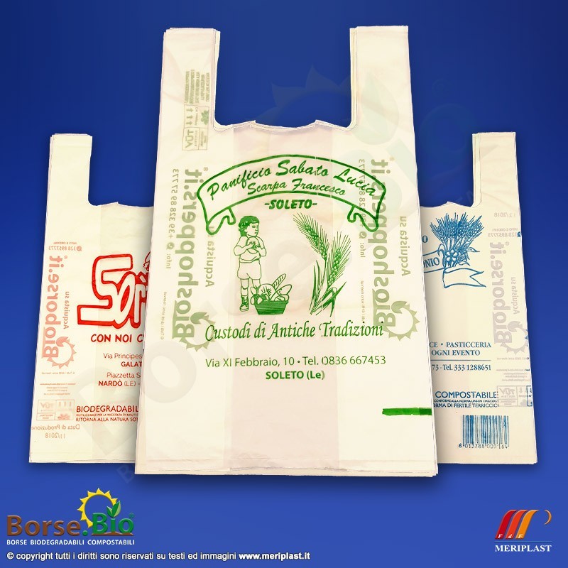 Borsa Bio media con stampa personalizzata colore Verde - Foto prodotto Borsa Bio media con stampa personalizzata colore Verde - Foto prodotto